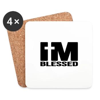 Jésus-Christ JésusFreak Bible de l’Armée du Salut - Dessous de verre (lot de 4) - blanc - Devant
