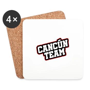 Cancun Team - Coasters (set of 4) - white - Front