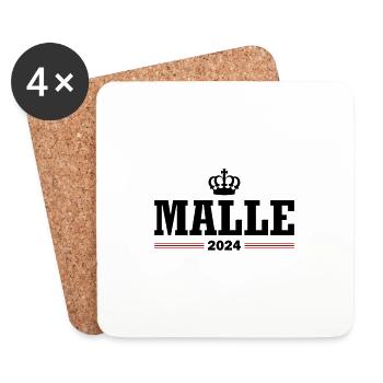 Malle 2024 Krone Holiday - Coasters (set of 4) - white - Front