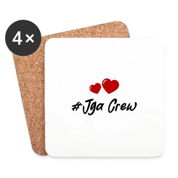 Bachelorette Crew Hen Party - Coasters (set of 4) - white - Front