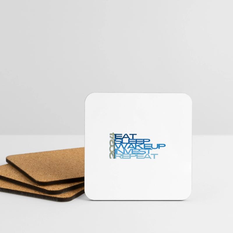 tägliche Routine oder den Alltag Untersetzer (4er-Set)