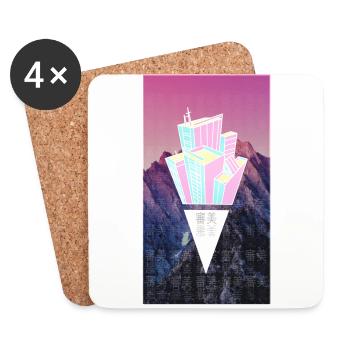 Aesthetics - Coasters (set of 4) - white - Front