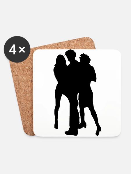 blond girls - Coasters (set of 4) - white