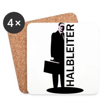 Halbleiter, Chef Vertreter - Untersetzer (4er-Set) - Weiß - Vorne