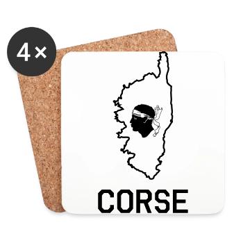 racing - Coasters (set of 4) - white - Front