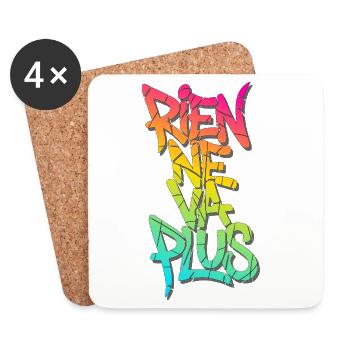 Rien ne va plus - Untersetzer (4er-Set) - Weiß - Vorne