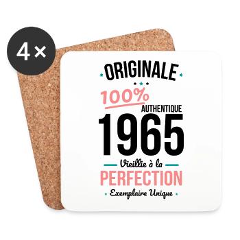 60th Anniversary - Original 1965 - Coasters (set of 4) - white - Front