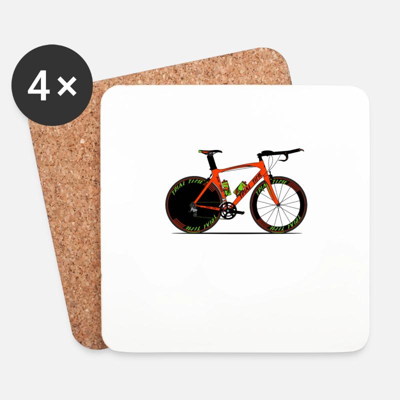 Testversion Trial Bike - Untersetzer (4er-Set) - Weiß