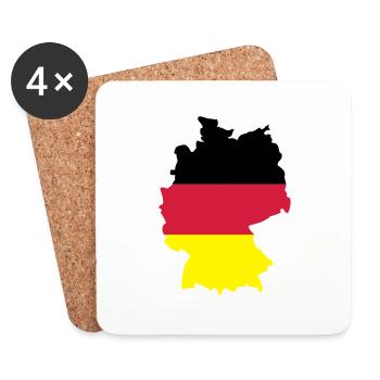 Germany - Coasters (set of 4) - white - Front