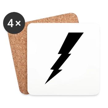 Flash Flash - Coasters (set of 4) - white - Front