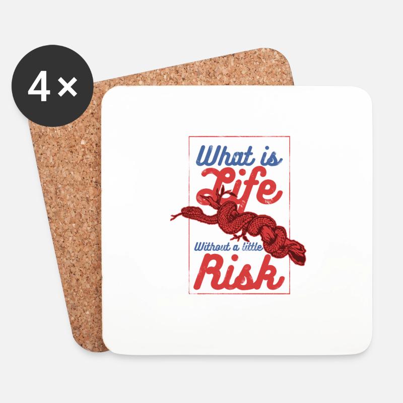 RISK - Coasters (set of 4) - white