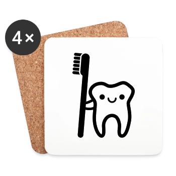 dentist - Coasters (set of 4) - white - Front