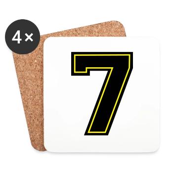 7 - Coasters (set of 4) - white - Front