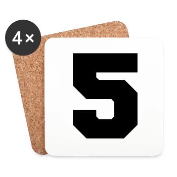 5 - Coasters (set of 4) - white - Front
