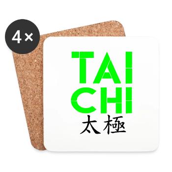 I love Tai Chi, Tai Chi, Tai Chi Hoodies, Tai Chi - Coasters (set of 4) - white - Front