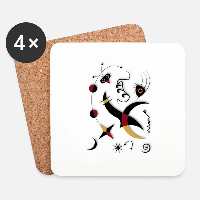 Mirò - Untersetzer (4er-Set) - Weiß