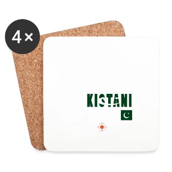 HABEN SIE KEINE ANGST, DASS DER PAKISTANI HIER IST - Untersetzer (4er-Set) - Weiß - Vorne