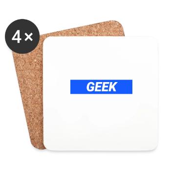 Geek Design - Coasters (set of 4) - white - Front