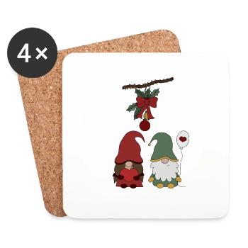 brownie - Coasters (set of 4) - white - Front