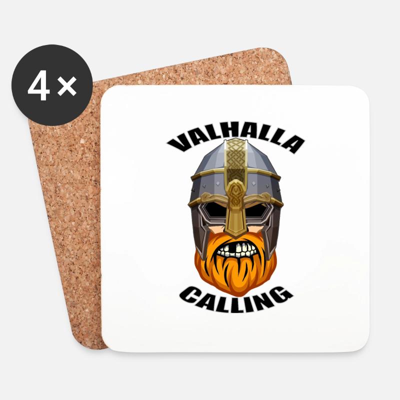 Valhalla Calling - Untersetzer (4er-Set) - Weiß