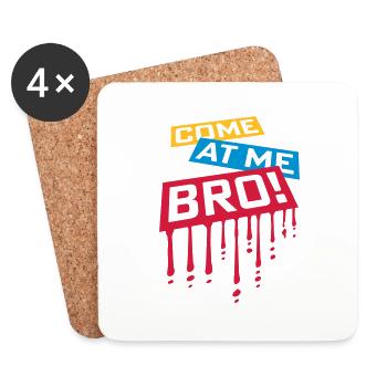 come at me bro - Untersetzer (4er-Set) - Weiß - Vorne