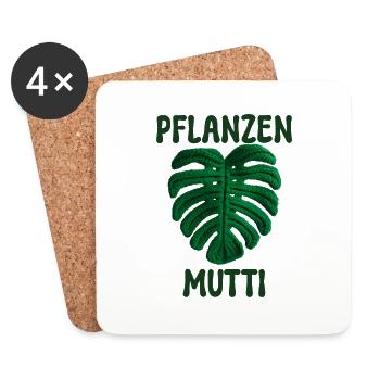 PFLANZEN MUTTI - Untersetzer (4er-Set) - Weiß - Vorne
