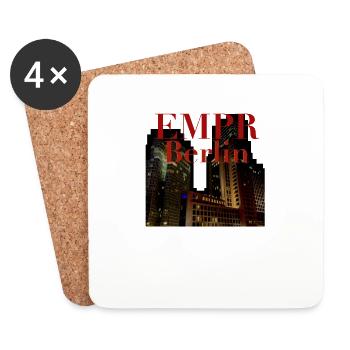 Berlin City Skyscraper - Coasters (set of 4) - white - Front