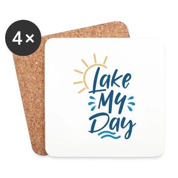 Lake My Day - Coasters (set of 4) - white - Front