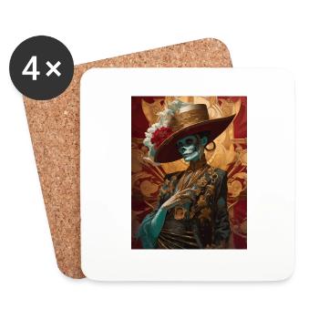 Ghotic Class - Coasters (set of 4) - white - Front