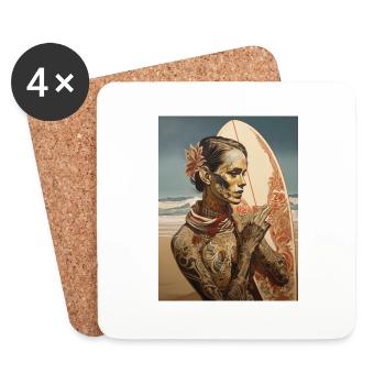Ghotic Class - Coasters (set of 4) - white - Front