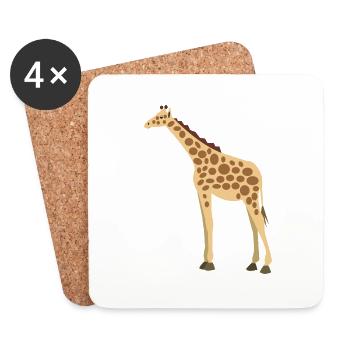 Wildtiere - Untersetzer (4er-Set) - Weiß - Vorne