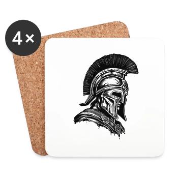 Stoic - Coasters (set of 4) - white - Front