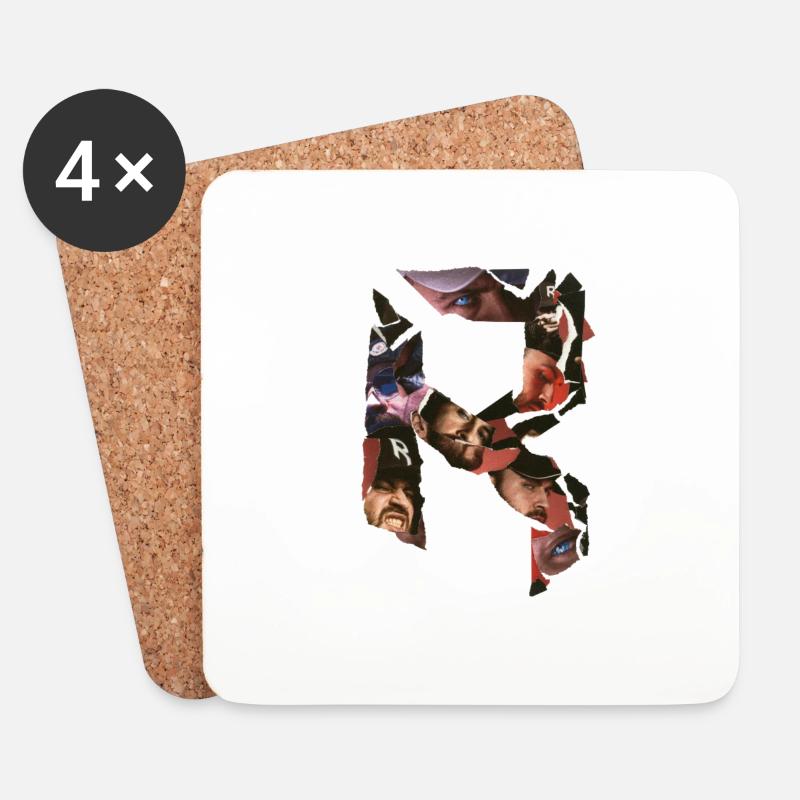 Rapsticky - Untersetzer (4er-Set) - Weiß