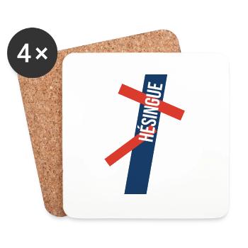 Hésingue Elsass Frankreich Hésingue - Untersetzer (4er-Set) - Weiß - Vorne
