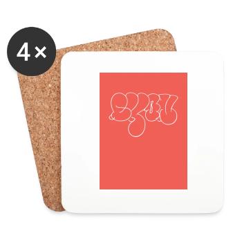 Lyon - Coasters (set of 4) - white - Front