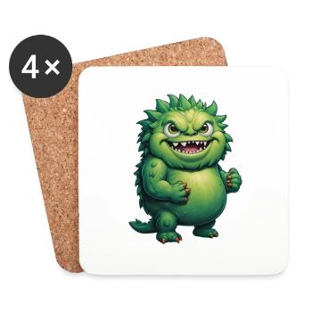 the monster - Untersetzer (4er-Set) - Weiß - Vorne