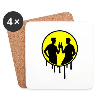 Team Group Celebrations - Coasters (set of 4) - white - Front