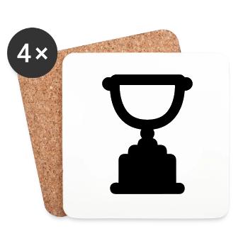 trophy - Coasters (set of 4) - white - Front