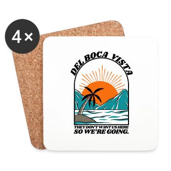 Del Boca Vista, Floride. Millésime - Dessous de verre (lot de 4) - blanc - Devant