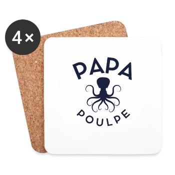PAPA White OCOPUS - Coasters (set of 4) - white - Front