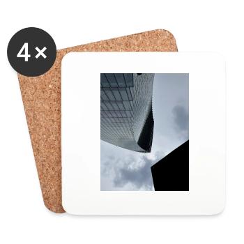 Skyscraper - Untersetzer (4er-Set) - Weiß - Vorne