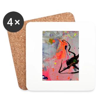 IphigenieArt#3 - Untersetzer (4er-Set) - Weiß - Vorne