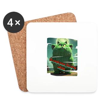 Monster 26 - Untersetzer (4er-Set) - Weiß - Vorne