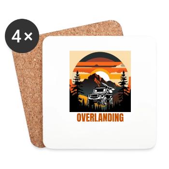 Overlanding Zubehör, Overlanding Gear, Offroad - Untersetzer (4er-Set) - Weiß - Vorne