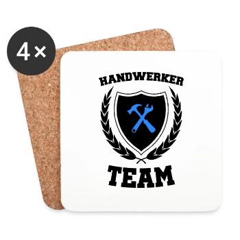 Craftsman Team - Coasters (set of 4) - white - Front