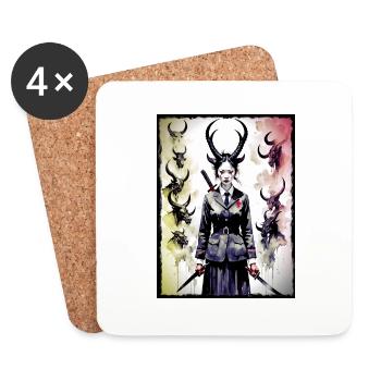 Demon Law - Coasters (set of 4) - white - Front