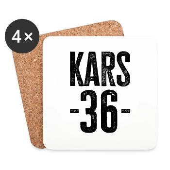 Proud Turks from Kars – Number 36 - Coasters (set of 4) - white - Front