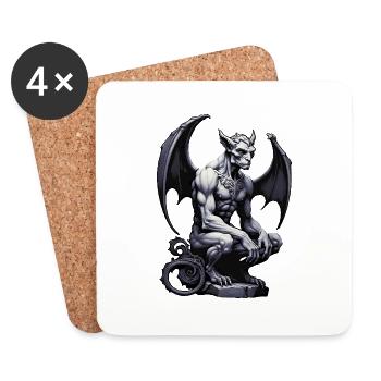 Gargoyle - Coasters (set of 4) - white - Front