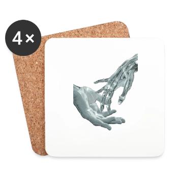 Hands - Coasters (set of 4) - white - Front