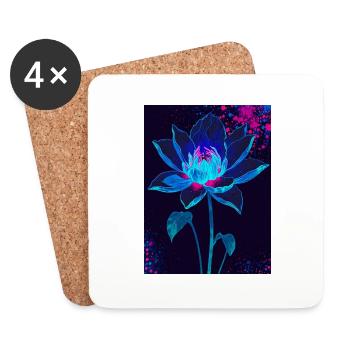 Flourish in the Void - Coasters (set of 4) - white - Front